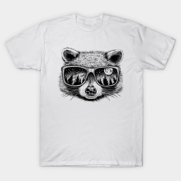 Moonglasses T-Shirt by HabbyArt